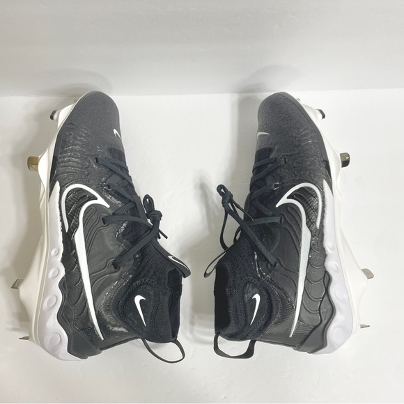 Nike Alpha Huarache NXT Baseball Cleats DJ6517-001 Black Blue Tint - Picture 4 of 6